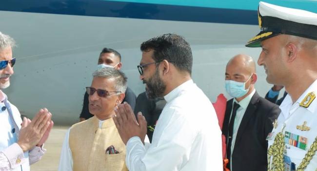 ඉන්දීය විදෙස් ඇමති ඇතුළු දූත පිරිස දිවයිනට..