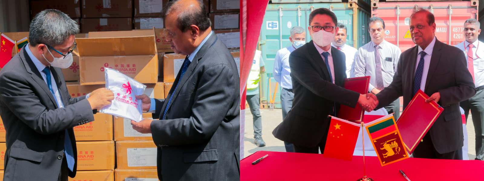 චීන රජයෙන් පාසල් නිල&nbsp;ඇඳුම් රෙදි තොගයක්..