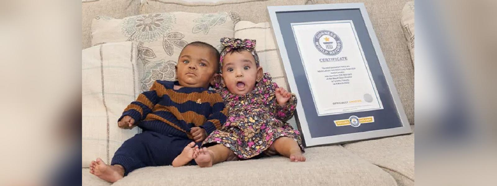 ගිනස් පොතට ගිය කැනඩාවේ නිවුන් දරුවන්....
