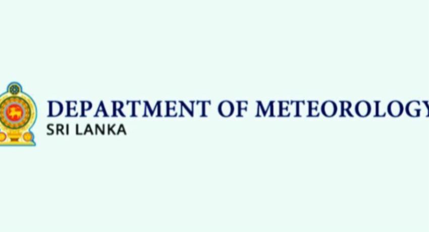 ප්‍රදේශ රැසකට වැසි ඇතිවිය හැකියි..