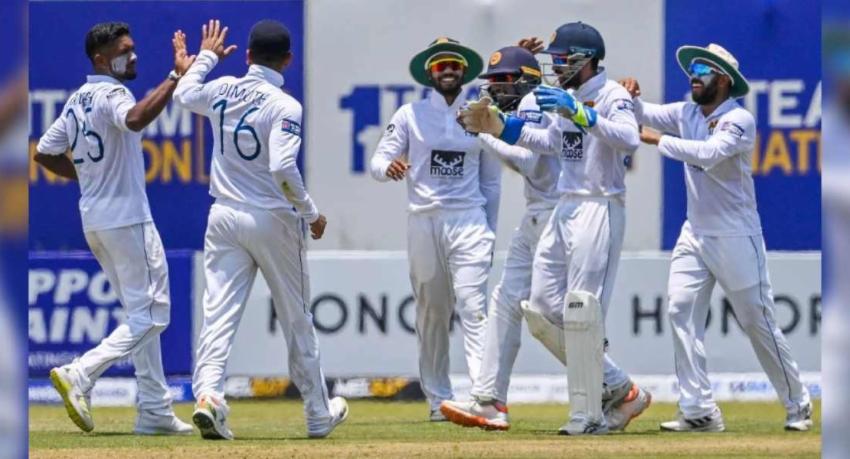 අයර්ලන්තයට එරෙහි පළමු ටෙස්ට් තරගයේ ජය ශ්‍රී ලංකාවට