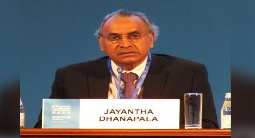 ආචාර්ය ජයන්ත ධනපාල අභාවප්‍රාප්ත වෙයි