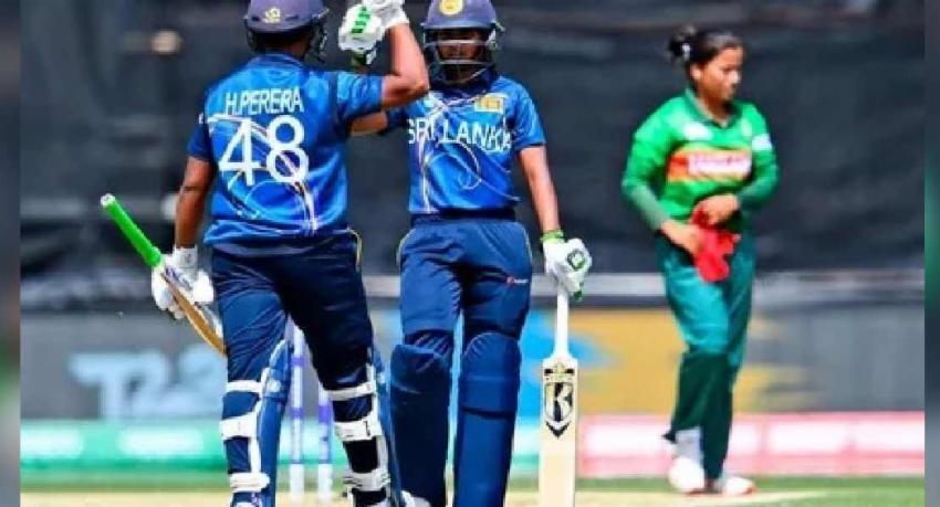 බංග්ලාදේශට එරෙහි T 20 තරගයේ ජය ශ්‍රී ලංකාවට