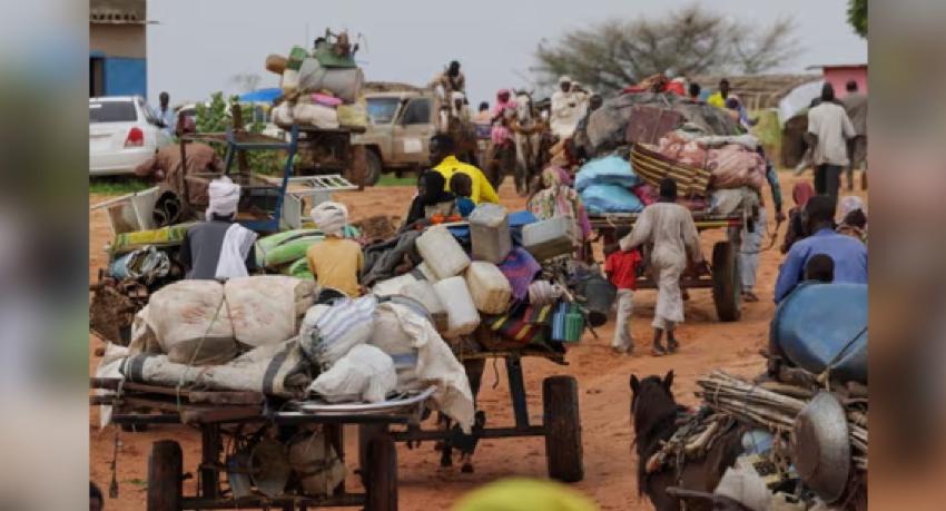 සුඩාන වැසියන් අසල්වැසි රාජ්‍යයවලට පළා යයි