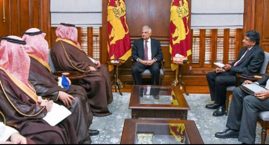 ජනපති හා සෞදි ආර්ථික - සැලසුම් ඇමති අතර හමුවක්