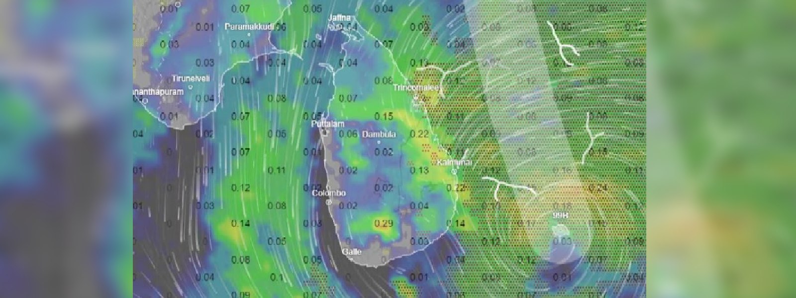 පළාත් කිහිපයකට අදත් මිලිමීටර් 200ට වැඩි තද වැසි