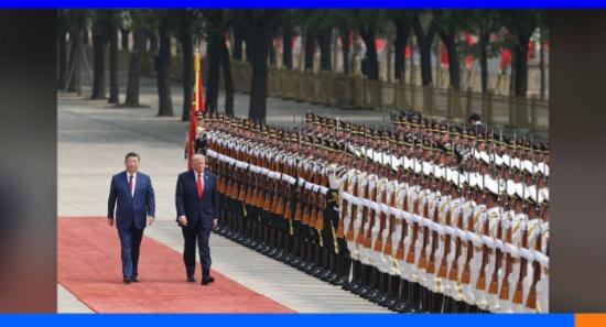 ට්‍රම්ප් පිළිගැනීමේ නිල උත්සවය බීජිං නුවරදී