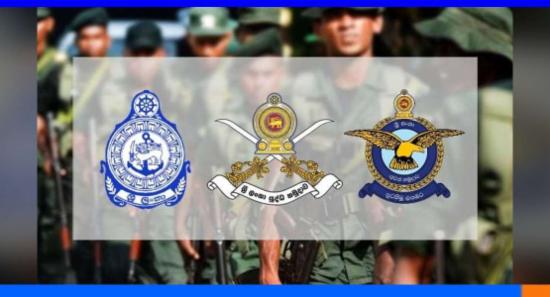 ත්‍රිවිධ හමුදා සාමාජිකයින් පිරිසකට උසස්වීම්.