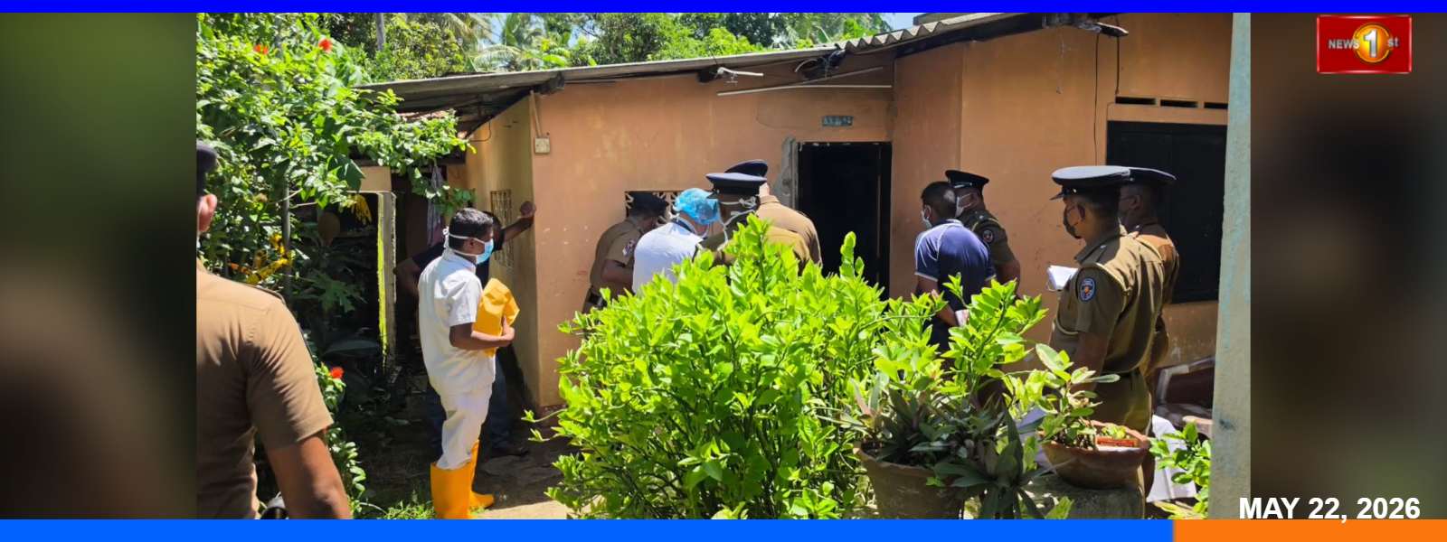 නිවසක් තුළ බෑගයකින් මතු වූ දෙදරු මවගේ මළ සිරුර
