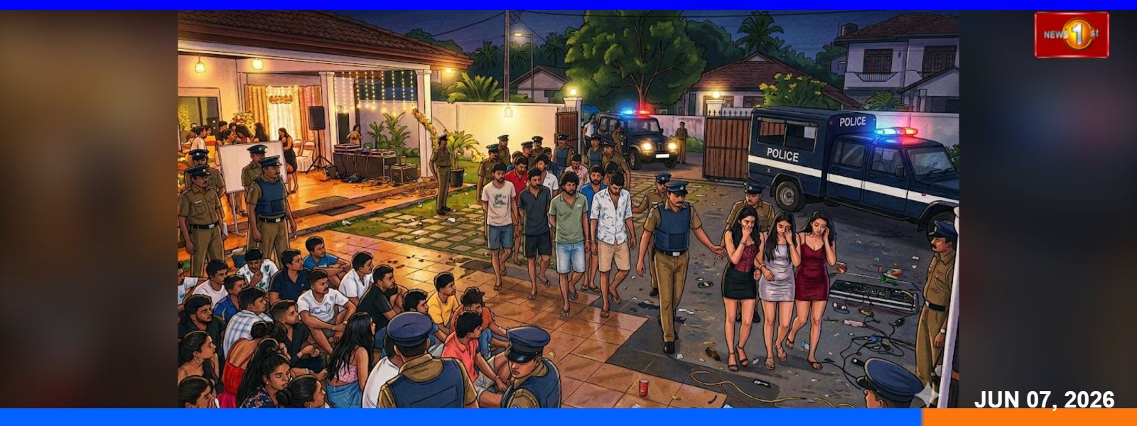 අම්බලන්ගොඩ, ප්‍රදේශයේදී Facebook සාදයක් වටලයි