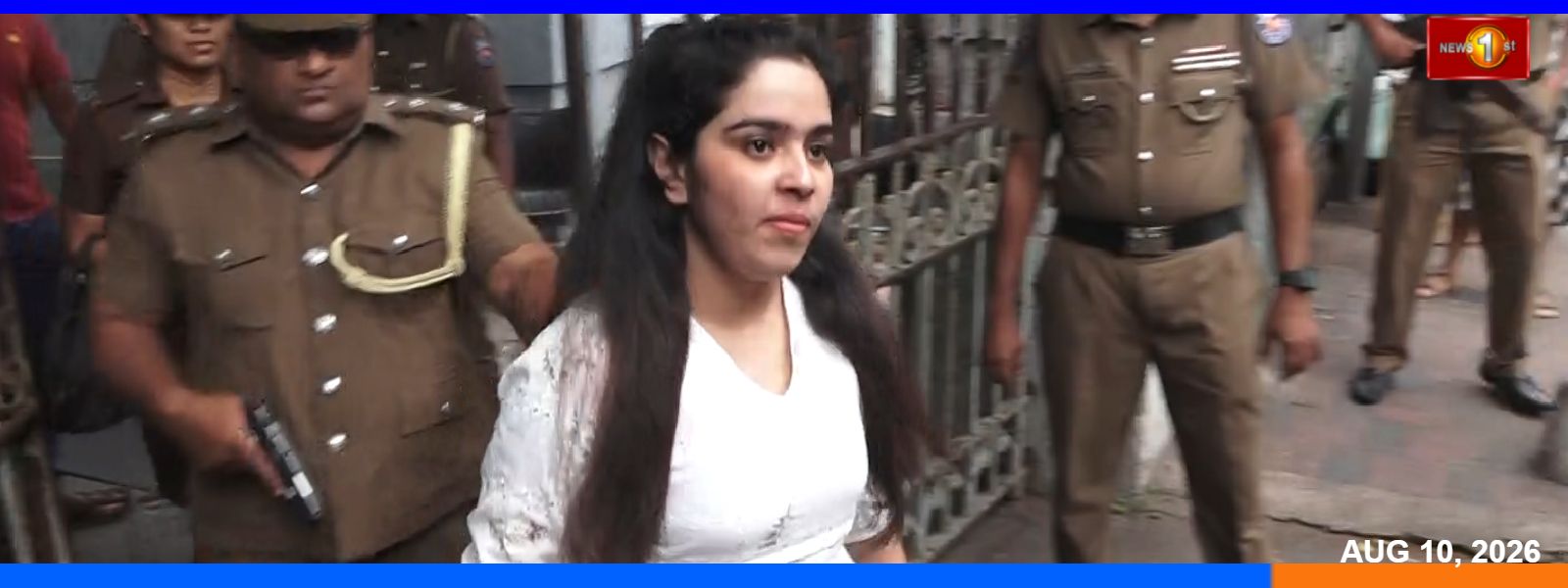 සංජීව ඝාතනයේ සැකකාර ඉෂාරා සෙව්වන්දි රිමාන්ඩ්.