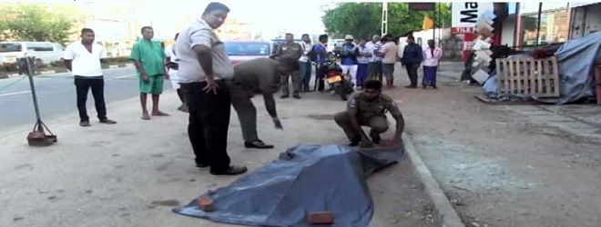 தம்புளையில் வர்த்தக நிலையம் முன் சடலம் மீட்பு