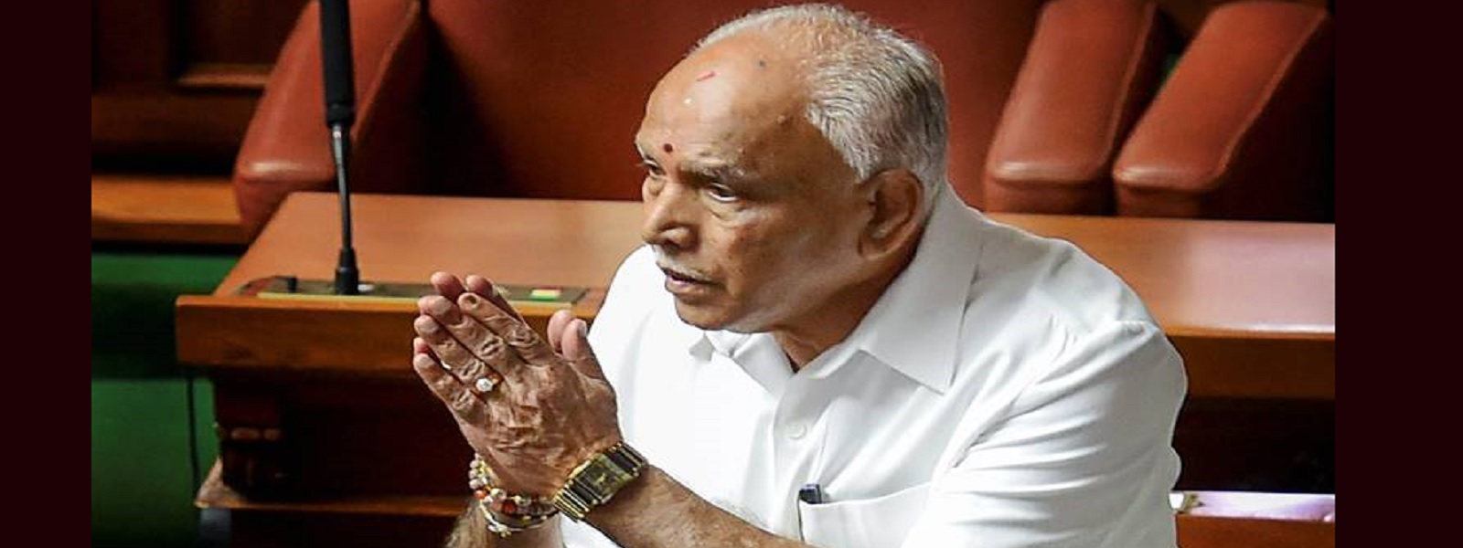 முதல்வர் பதவியை இராஜினாமா செய்தார் எடியூரப்பா