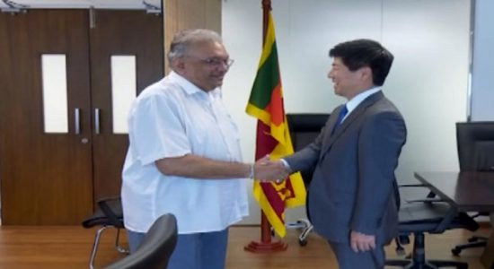 லக்ஷ்மன் கிரியெல்ல - ஜப்பான் அமைச்சர் சந்திப்பு 