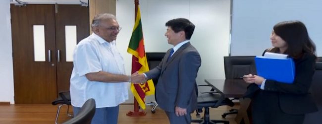லக்ஷ்மன் கிரியெல்ல - ஜப்பான் அமைச்சர் சந்திப்பு 