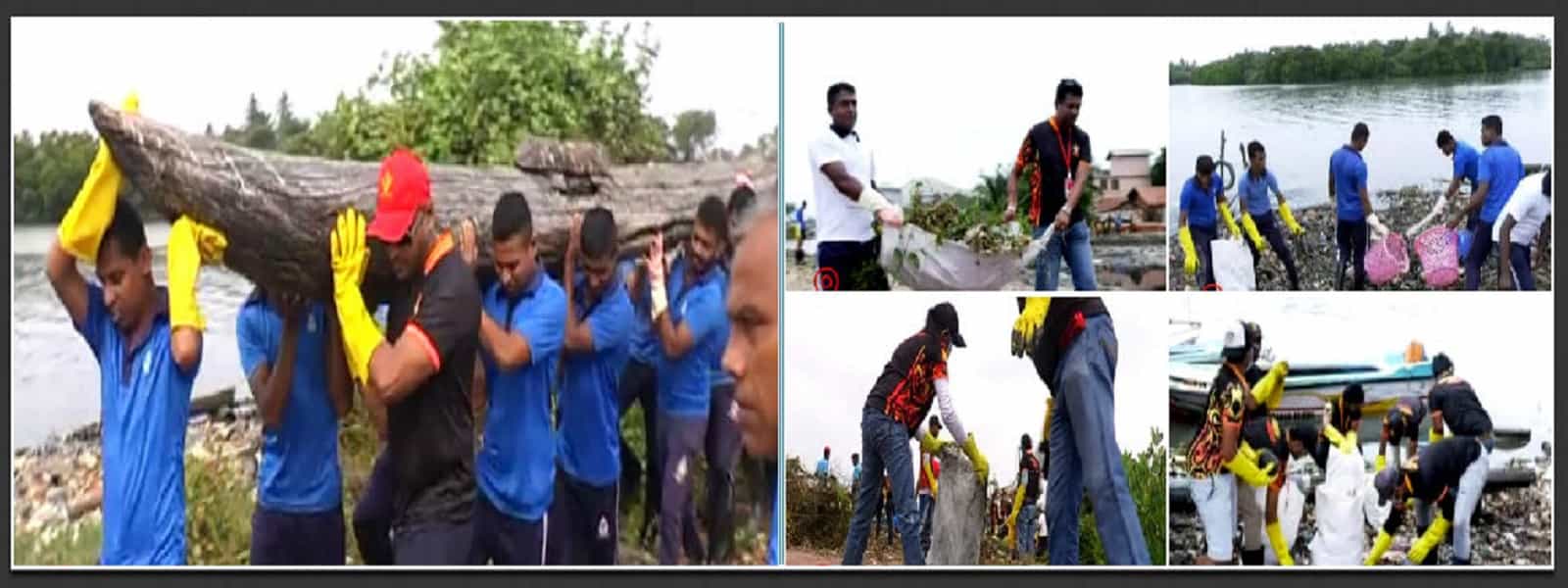 முஹாந்திரம்பிட்டி களப்பை சுத்தப்படுத்திய  V'Force 