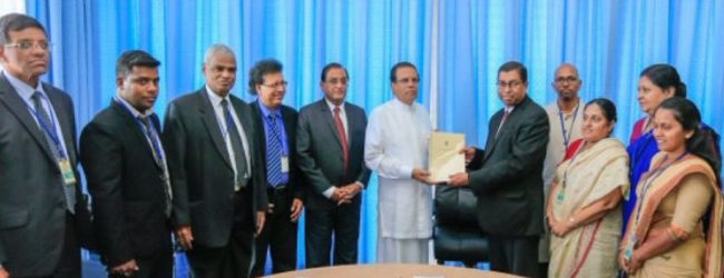 இடைக்கால அறிக்கை ஜனாதிபதியிடம் கையளிப்பு