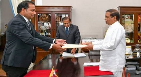 வியாழேந்திரன் பிரதி அமைச்சராக பதவிப்பிரமாணம் 