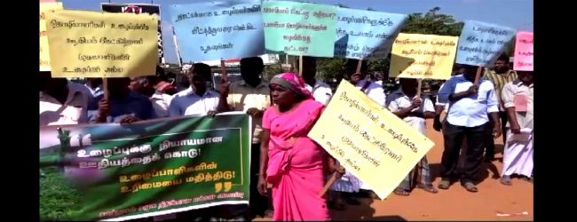 நாடெங்கிலும் ஆர்ப்பாட்டங்கள் முன்னெடுப்பு