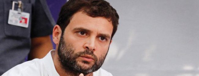 தலைவர் பதவியிலிருந்து ராகுல் காந்தி இராஜினாமா