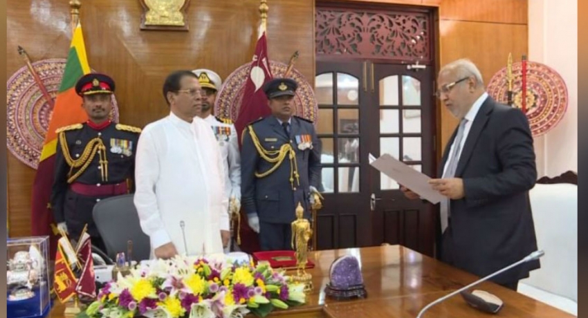 பதவிகளை இராஜினாமா செய்த முஸ்லிம் எம்பிக்கள் சிலர் மீண்டும் பதவிப் பிரமாணம்