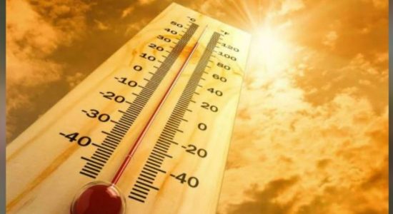 நாட்டின் சில பகுதிகளில் அதிக வெப்பம்