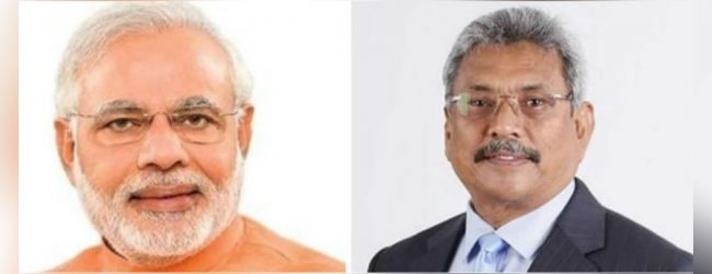 கோட்டாபயவிற்கு நரேந்திர மோடி வாழ்த்து 