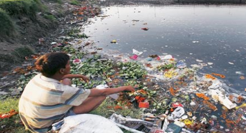யமுனை ஆற்றில் ஏற்பட்டுள்ள மாசு டெல்லி காற்று மாசில் தாக்கம்