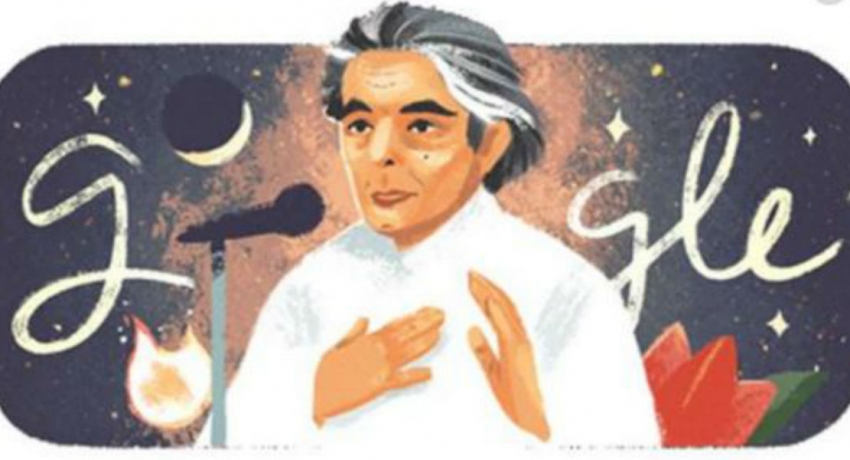 கவிஞர் கைஃபி ஆஸ்மிக்கு மரியாதை செலுத்தியது கூகுள்