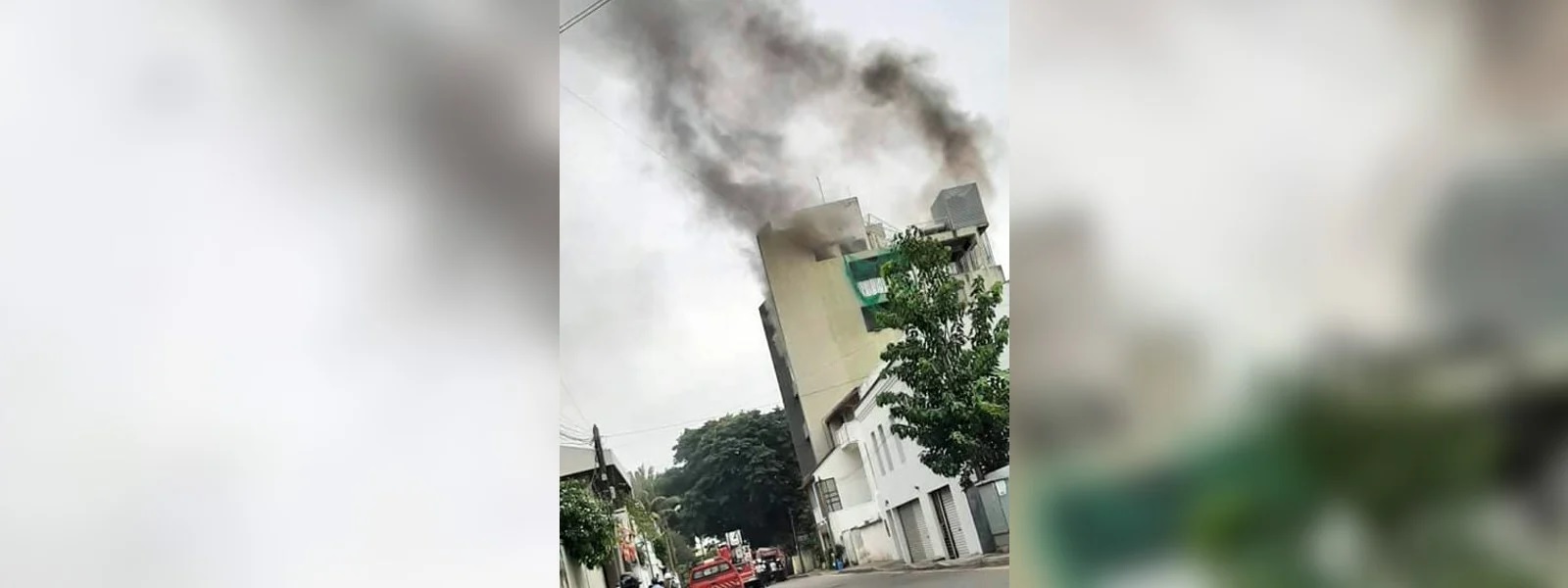 மருதானையில் உள்ள கட்டடத்தில் தீ பரவல்