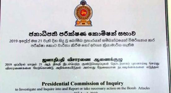 ஜனாதிபதி ஆணைக்குழுவில் 176 பேர் சாட்சியம் 