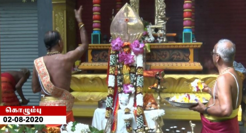 வேலாயுத பெருமான் கெப்பிட்டல் மகாராஜா தலைமையகத்தில் எழுந்தருளினார்