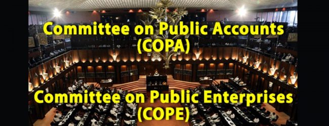 COPE, COPA-விற்கு உறுப்பினர்கள் பெயரிடப்பட்டுள்ளனர்