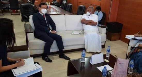 கடற்றொழில் அமைச்சரை சந்தித்தார் கொரிய தூதுவர்