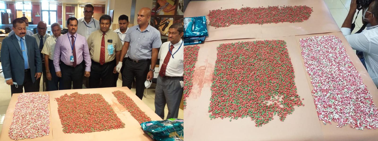 135Mn பெறுமதியான Ecstasy போதை வில்லைகள் கைப்பற்றல்