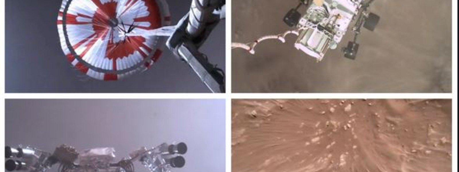 Perseverance Rover செவ்வாயில் தரையிறங்கிய காட்சிகள் வௌியீடு