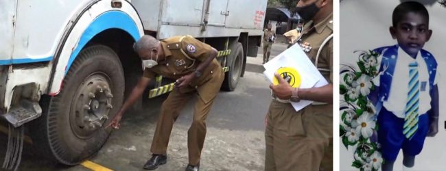 முதல் நாள் பாடசாலைக்கு சென்ற சிறுவனின் இறுதி பயணம்