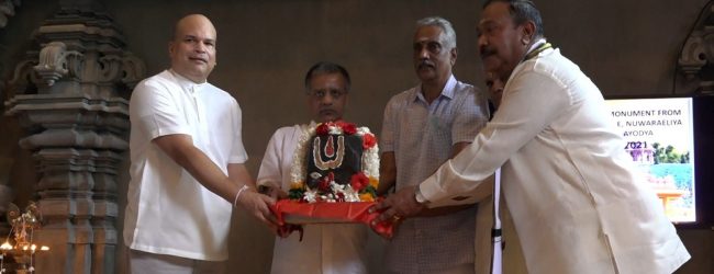 அயோத்தி ஶ்ரீராமர் கோவிலுக்கான அடிக்கல் கையளிப்பு