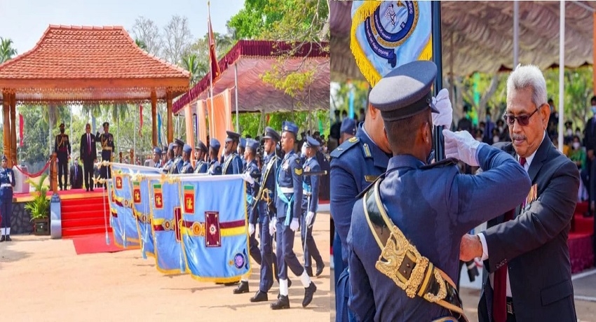 விமானப்படையின் இரண்டு படையணிகளுக்கு ஜனாதிபதி வர்ண விருதுகள்