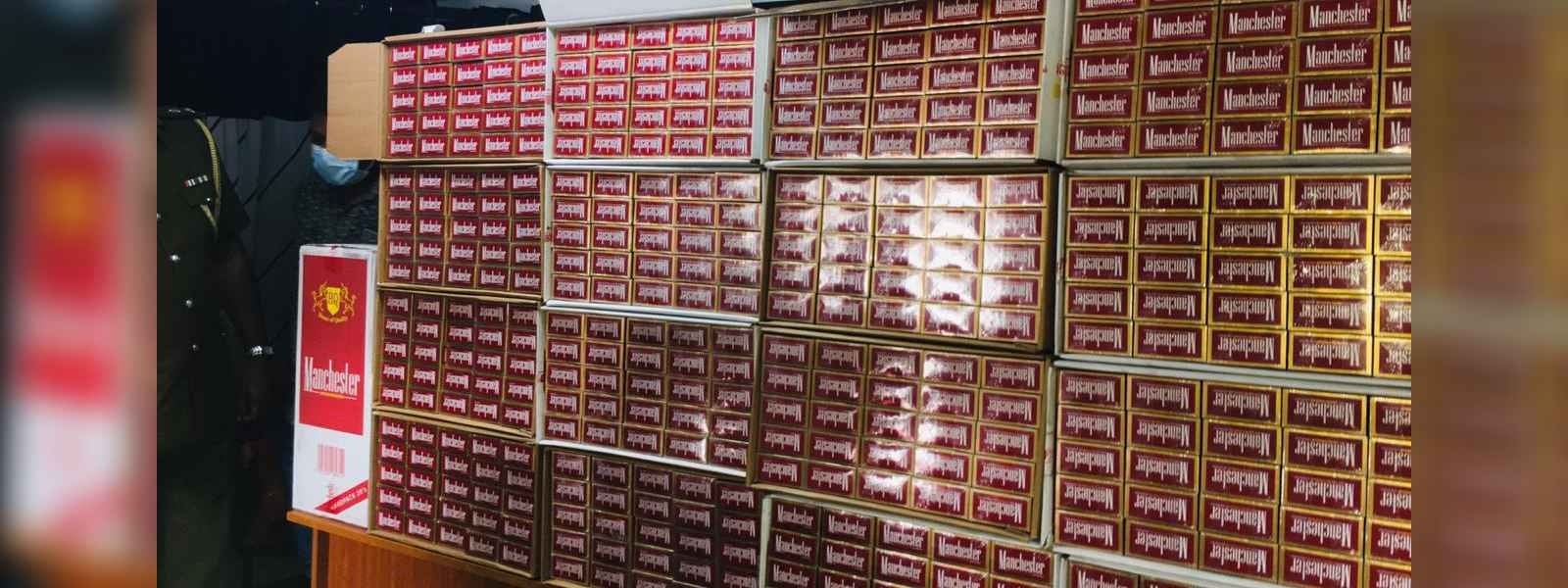 16.3Mn ரூபா பெறுமதியான சிகரெட்களுடன் ஒருவர் கைது