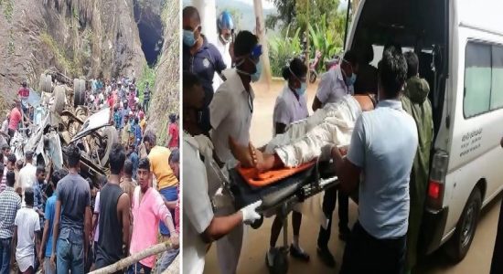 பசறை பஸ் விபத்து: உயிரிழப்பு எண்ணிக்கை 14ஆக உயர்வு