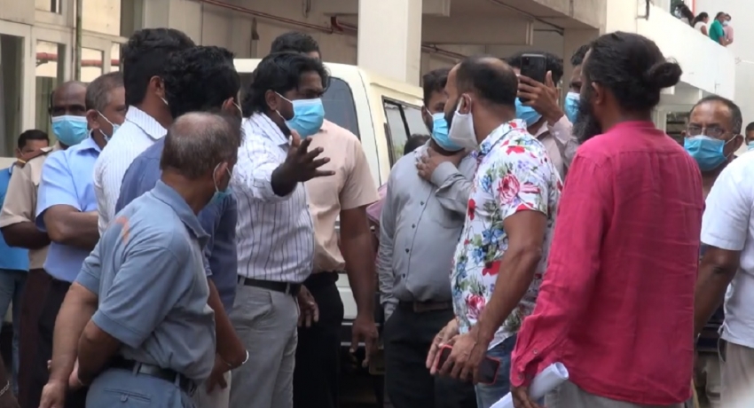 இலங்கை கட்டளைகள் நிறுவன வளாகத்தில் அமைதியின்மை