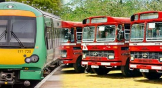இன்று நள்ளிரவு முதல் பயணிகள் ரயில் சேவை இரத்து; பஸ் போக்குவரத்து மட்டுப்படுத்தப்பட்டுள்ளது