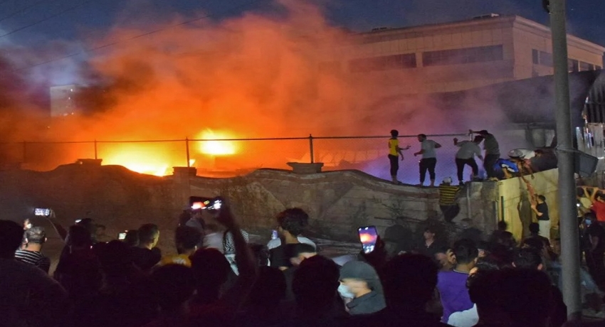 ஈராக் மருத்துவமனையில் தீ விபத்து: 60 பேர் பலி