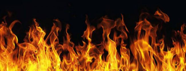 வவுனியாவில் தீயில் எரிந்து பெண் பரிதாபமாக பலி