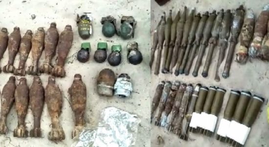 மருதங்கேணியில் அதிகளவான வெடிபொருட்கள் மீட்பு