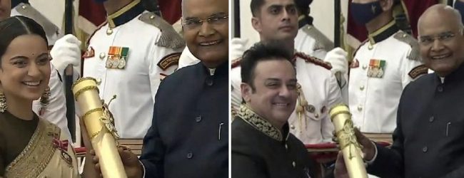 கங்கனா, Adnan Sami ஆகியோருக்கு பத்மஶ்ரீ விருது