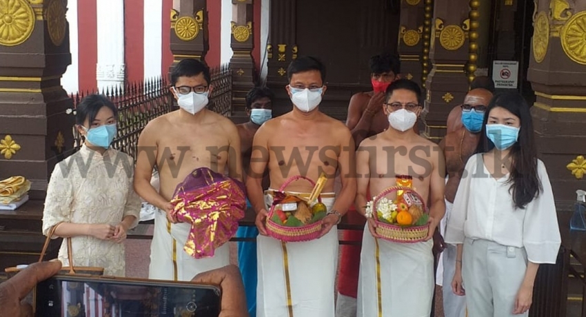 நல்லூர் கந்தனை வழிபட்ட சீன தூதுவர்