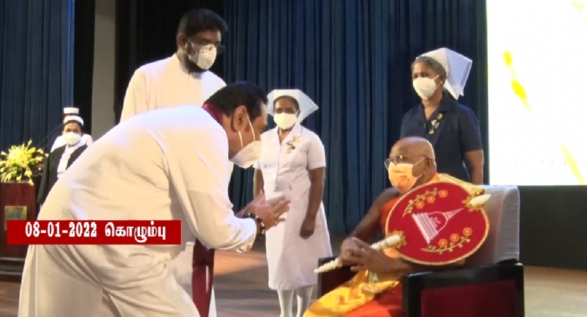 முருத்தெட்டுவே ஆனந்த தேரருக்கு பிரதமர் தலைமையில் பாராட்டு விழா