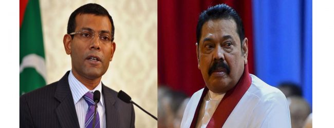 ராஜபக்ஸ குடும்பத்தாரை நாட்டிலிருந்து வௌியேற்ற மொஹமட் நஷீட் முயல்வதாக சர்வதேச அரங்கில் சந்தேகம்